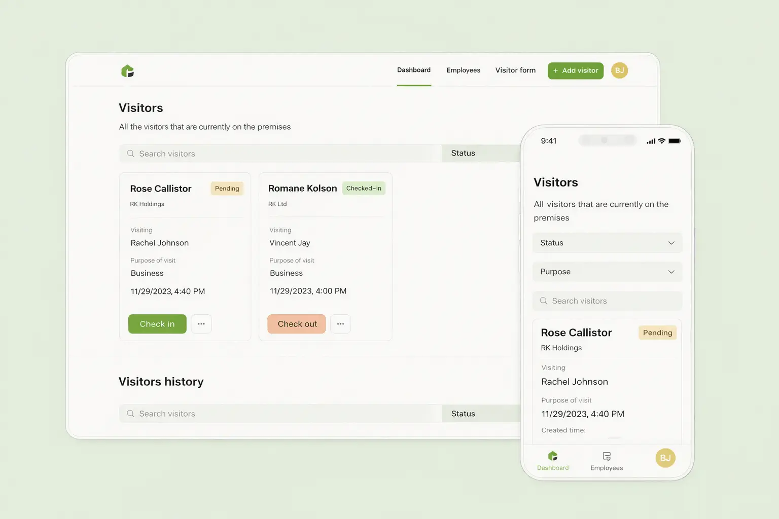 Visitor Management System